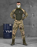 Тактический военный костюм с убаксом, костюм для военных пиксель, костюм тактический пиксель