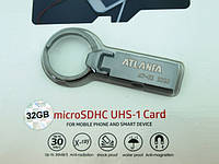Флеш память USB 2.0 32Gb ATLANFA AT-U2 мини с кольцом для ключей TRN