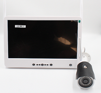 Wi-Fi комплект беспроводного видеонаблюдения DVR KIT Full HD UKC CAD-1308 LCD 13.3" на 8 камер TRN