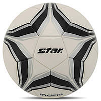 Мяч футбольный STAR INCIPIO SB6405C цвет белый-серый ds