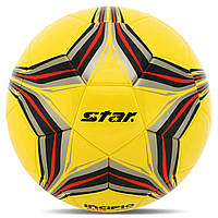 Мяч футбольный STAR INCIPIO PLUS SB6415C цвет желтый-красный ds