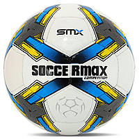 Мяч футбольный SOCCERMAX FB-4194 цвет белый-синий ds