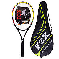 Ракетка для большого тенниса FOX BT-0854 цвет черный-желтый ds