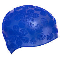 Шапочка для плавання з об'ємними вушками CIMA PL-6156 колір блакитний ds