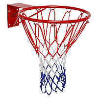 Сетка баскетбольная STAR BN302 красный-белый-синий ds