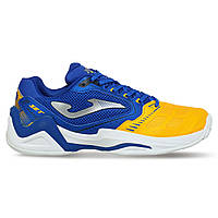 Кроссовки теннисные Joma T.SET TSETS2304T размер 40-eur/39-ukr цвет синий-желтый ds