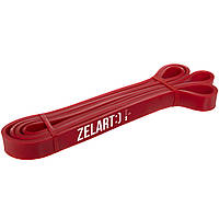 Резина петля для подтягиваний и тренировок лента силовая Zelart POWER BANDS FI-0889-2 11-29кг красный ds