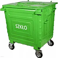 Пилосос Pojemnik metalowy na odpady Szkło 1100L kontener