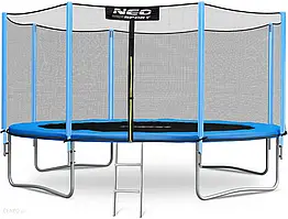 Батут Neo Sport Trampolina Ogrodowa 14Ft 435Cm Z Siatką Zewnętrzną I Drabinką