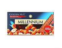 Шоколад Millenium Gold молочный с целым лесным орехом