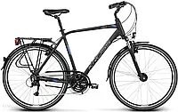 Велосипед Kross Trans 4.0 28 Czarny Niebieski Srebrny Mat 2020