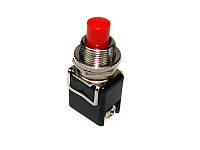 Кнопка Daier PBS-13B OFF-(ON), 2pin, 4А 250V, красная