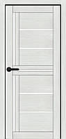 Двері міжкімнатні Portalino / PL-06 / ECOTOP (ЕКОШПОН) / Санома біла / Сатин скло