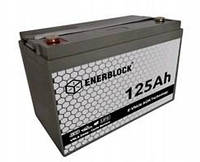 Джерело безперебійного живлення (ДБЖ) Agm Wzmocniony 12V 120Ah (125Ah) Enerblock Do Pracy Cyklicznej