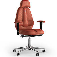Кресло KULIK SYSTEM CLASSIC Антара с подголовником без строчки Морковный (12-901-BS-MC-0309) GT, код: 1696964