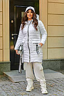 Куртка женская зимняя батальная Sofia SF-128 Белый 50-52 AG, код: 8347764