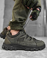 Чоловічі тактичні військові кросівки олива армійські посилені мілітарі кросівки зсу