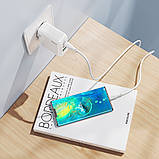 Home Charger | 65W | GaN | 2PD | QC 3.0 — Hoco C115A — White, фото 6