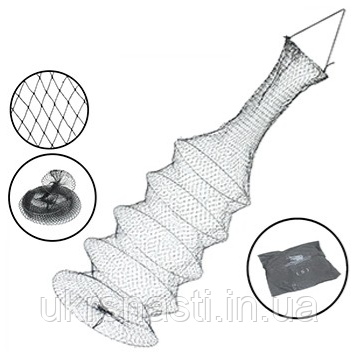 Рибальський садок сітка 5 кілець WINNER садок для риболовлі 115см, фото 1