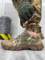 Тактические пиксель кроссовки ЗСУ летние пресскожа текстиль, армейские кроссовки пиксель, обувь пиксель ЗСУ 43