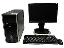 Б/в ПК+Монітор HP Compaq 6005 Pro MT| Athlon II X2 B24| 8GB RAM| 250GB HDD| Radeon HD 4200+Б-клас HP L1945wv| 19" 1440x900, фото 3