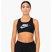 Топ спортивный женский Nike swoosh bra XL Черный 463-