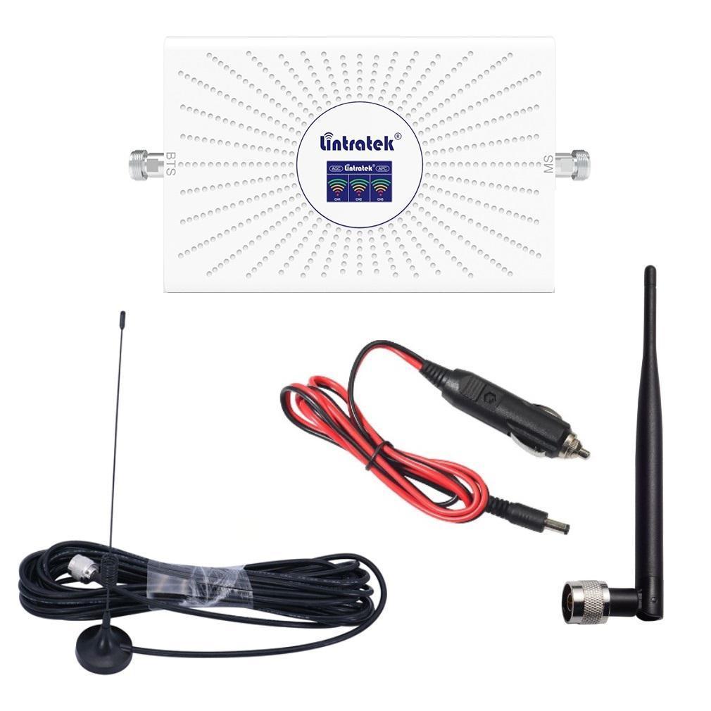 Репітер підсилювач мобільного зв'язку і інтернету Lintratek AA23-GDW 900, 1800, 2100 МГц (автомобільний комплект), фото 1