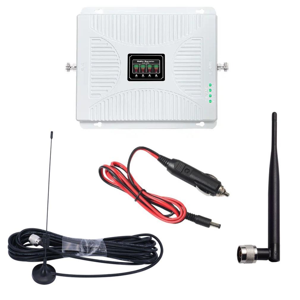 Репітер підсилювач мобільного зв'язку і інтернету SS11-GDWL 900 1800 2100 2600 МГц (автомобільний комплект), фото 1