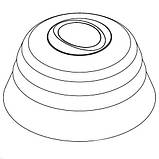 Заглушка конусна мала для надувного балона ПВХ Borika чорна, фото 5