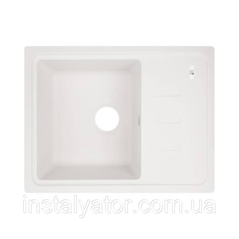 Кухонна мийка Lidz 620x435/200 WHI-01 (LIDZWHI01620435200)