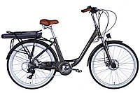 Велосипед с электроприводом 26« алюминий Dorozhnik eRUBY AM рама-17» 36B 17.5А*ч, 500 Вт, максим. скор. 35 км