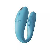 Смарт-вібратор для пар We-Vibe Sync Go Turquoise, блакитний, фото 4