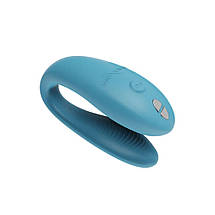 Смарт-вібратор для пар We-Vibe Sync Go Turquoise, блакитний, фото 5