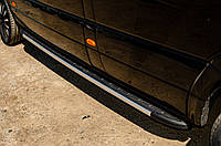 Боковые пороги Duru (2 шт., алюминий) Long/ExtraLong для Mercedes Sprinter W906 2006-2018 гг