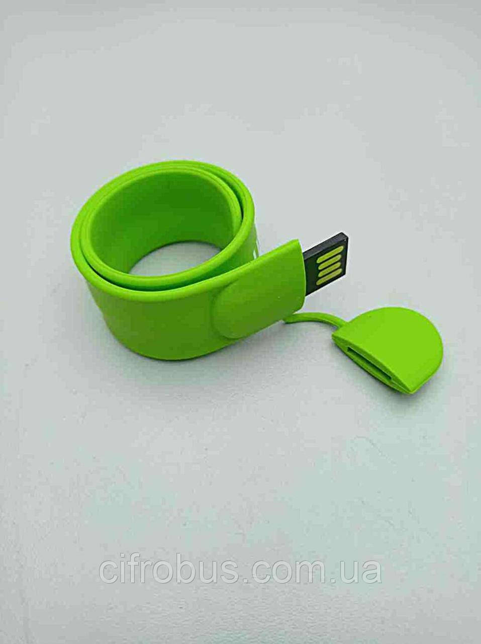 USB Flash флешка Б/У Силіконовий USB флешнакопичувач Браслет 32Gb