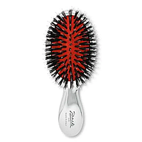 Щетка JANEKE Silver Hairbrush с натуральной щетиной кабана и нейлоном S