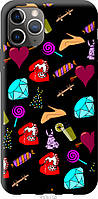 Чехол tpu черный Endorphone iPhone 11 Pro Max stickers (4757b-1723-26985) GL, код: 7943477