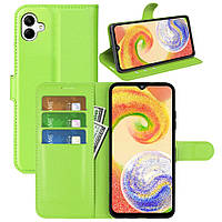 Чехол-книжка Litchie Wallet Samsung Galaxy A04 Light Green ST, код: 8130920