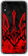 Чехол силиконовый противоударный с усиленными углами патриотический Endorphone iPhone XR Герб SM, код: 7944867