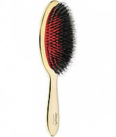 Щетка JANEKE Gold Hairbrush с натуральной щетиной кабана и нейлоном L