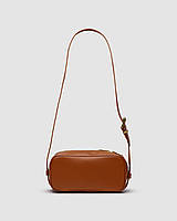 MiuMiu Nappa Leather Shoulder Bag Brown 25 х 12 х 8 см женские сумочки и клатчи высокое качество