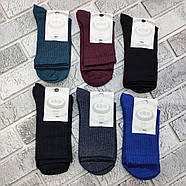 Шкарпетки жіночі високі весна/осінь р.23-25 однотонне асорті ЕКО 30038714, фото 2