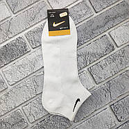 Шкарпетки чоловічі короткі літо сітка р.41-45 білі спортивні N ТУРЦІЯ 30038730, фото 3