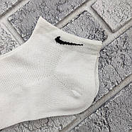 Шкарпетки чоловічі короткі літо сітка р.41-45 білі спортивні N ТУРЦІЯ 30038730, фото 4