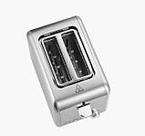 Вертикальний тостер для тостів 2 шматочки з нержавіючої сталі 950 Вт Concept Тостери електричні, фото 7