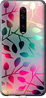 Пластиковый чехол Endorphone Xiaomi Redmi K20 Pro Листья Multicolor (2235t-1816-26985) KS, код: 7745998
