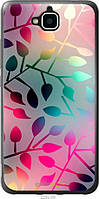 Силиконовый чехол Endorphone Huawei Y6 Pro Листья Multicolor (2235u-355-26985) KS, код: 7746284