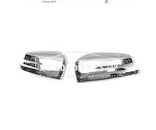 Накладки на дзеркала Mercedes S-сlass w221 - тип: нержавійка