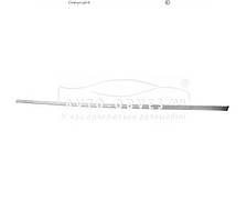 Хром планка над номером Audi A4 B7 2004-2007