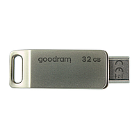 Флеш Пам'ять 32GB ODA3 SILVER 60R/20W USB 3.2 Gen 1, Два Роз єми USB Type A і Type C
